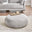 Otis Light Grey Velvet Footstool