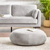 Otis Light Grey Velvet Footstool