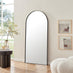 Ottilie Black Large Full Length Arch Mirror