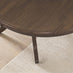 Padstow Dark Brown Round Extending Dining Table & 6 Dark Brown Lilibet Chairs