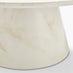 Palma Round Cream Marble Effect Coffee Table