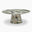 Palma Round Green Marble Effect Coffee Table