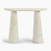 Palma Cream Marble Effect Console Table
