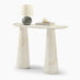 Palma Cream Marble Effect Console Table