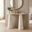 Palma Cream Marble Effect Console Table