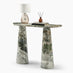 Palma Green Marble Effect Console Table