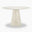 Palma Round Cream Marble Effect 4-6 Seater Dining Table