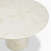 Palma Round Cream Marble Effect 4-6 Seater Dining Table