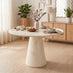 Palma Round Cream Marble Effect 4-6 Seater Dining Table