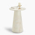 Palma Round Cream Marble Effect Side Table