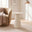 Palma Round Cream Marble Effect Side Table