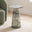 Palma Round Green Marble Effect Side Table