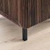 Penrose 1 Drawer Walnut & Marble Effect Bedside Table