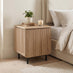 Penrose 1 Drawer Oak Effect Wood Bedside Table