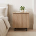 Penrose 1 Drawer Oak Effect Wood Bedside Table