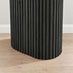 Penrose Black Wood Effect Dining Bench