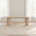 Penrose Oak Effect Wood Dining Bench