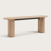 Penrose Oak Effect Wood Dining Bench