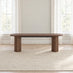 Penrose Walnut Wood Effect Dining Bench