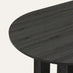 Penrose Oval Black Dining Table & 2 Benches