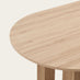 Penrose Oval Oak Wood Effect 6 Seater Dining Table