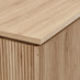 Penrose 4 Drawer Oak Effect Wood Wide Chest of Drawers
