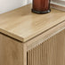 Penrose 3 Door Oak Effect Wood Shoe Storage Cabinet