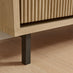 Penrose 3 Door Oak Effect Wood Shoe Storage Cabinet