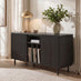 Penrose Black Wood Effect 2 Door Large TV Unit