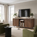 Penrose Walnut & Marble Effect 2 Door Large TV Unit
