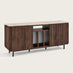 Penrose Walnut & Marble Effect 2 Door Large TV Unit