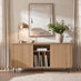 Penrose Oak Effect Wood  2 Door Large TV Unit