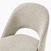2x Peri Beige Boucle Dining Chairs