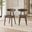2x Polly Dark Brown Solid Wood Dining Chairs