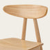 2x Polly Oak Effect Wood Dining Chairs