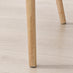 2x Polly Oak Effect Wood Dining Chairs