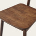 2x Polly Walnut Effect Wood Dining Chairs