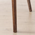 2x Polly Walnut Effect Wood Dining Chairs