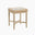 Pyrenees Square White Oak Wood & Marble Bedside Table