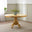 Padstow Round Oak Effect Solid Wood Extending 4-6 Seater Dining Table