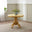 Padstow Round Oak Effect Solid Wood Extending 4-6 Seater Dining Table