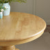 Padstow Oak Effect Wooden Extending Dining Table & 6 Belgravia Chairs