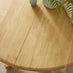 Padstow Round Oak Effect Solid Wood Extending 4-6 Seater Dining Table