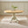 Padstow Cream Wooden Extending Dining Table & 6 Belgravia Chairs