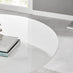 Palma White High Gloss Round Dining Table & 6 Grey Willow Chairs