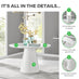 Palma Round White High Gloss 4-6 Seater Dining Table