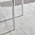 Novara Glass & Chrome Round Dining Table with 4 Cream Paloma Chairs