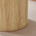 Penrose Round Oak Effect Wood Pedestal Coffee Table
