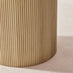 Penrose Oak Round Dining Table & 4 Cream Beaumont Chairs