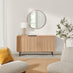 Penrose Oak Wood 3 Door Large Sideboard
